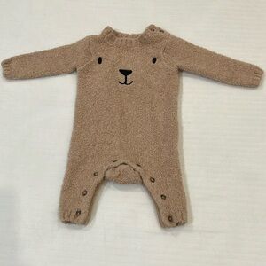 George Brown bear Cozy fuzzy One Piece outfit